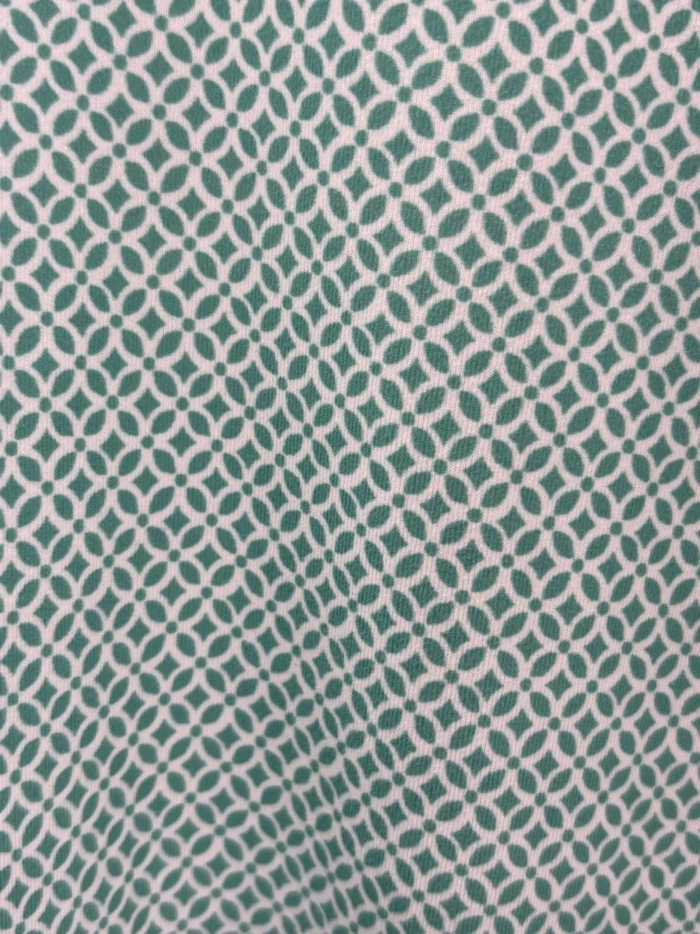J.Crew Performance Golf Polo Green Geometric Print Stretch Shirt XL